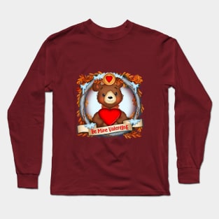 Bear Mine Valentine Long Sleeve T-Shirt